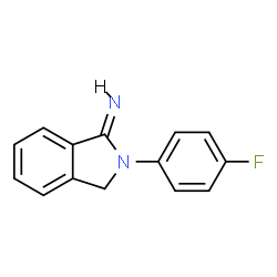 ChemSpider 2D Image | (1E)-2-(4-Fluorophenyl)-1-isoindolinimine | C14H11FN2