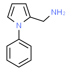 ChemSpider 2D Image | (1-phenyl-1H-pyrrol-2-yl)methanamine | C11H12N2