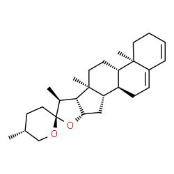 ChemSpider 2D Image | (25R)-Spirosta-3,5-dien | C27H40O2