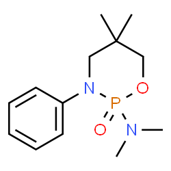 ChemSpider 2D Image | N,N,5,5-Tetramethyl-3-phenyl-1,3,2-oxazaphosphinan-2-amine 2-oxide | C13H21N2O2P
