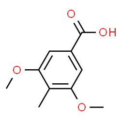 ChemSpider 2D Image | 3,5-DIMETHOXY-4-METHYLBENZOIC ACID | C10H12O4