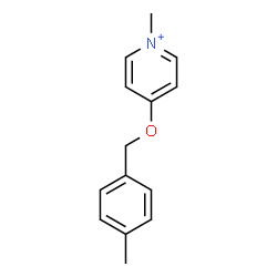 ChemSpider 2D Image | 1-Methyl-4-[(4-methylbenzyl)oxy]pyridinium | C14H16NO