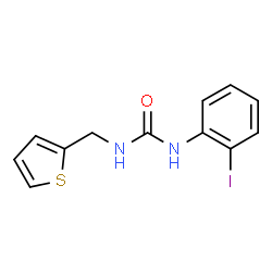 ChemSpider 2D Image | 1-(2-Iodophenyl)-3-(2-thienylmethyl)urea | C12H11IN2OS