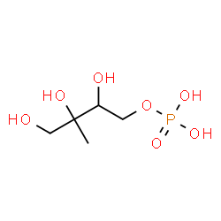ChemSpider 2D Image | 2,3,4-Trihydroxy-3-methylbutyl dihydrogen phosphate | C5H13O7P