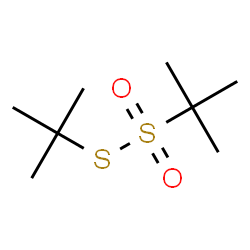 ChemSpider 2D Image | S-(2-Methyl-2-propanyl) 2-methyl-2-propanesulfonothioate | C8H18O2S2