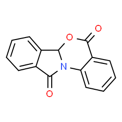ChemSpider 2D Image | 5H-Isoindolo[2,1-a][3,1]benzoxazine-5,11(6aH)-dione | C15H9NO3