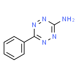 ChemSpider 2D Image | 6-Phenyl-1,2,4,5-tetrazin-3-amine | C8H7N5