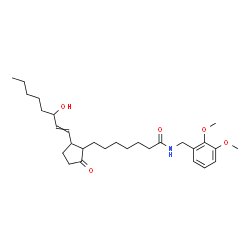 ChemSpider 2D Image | N-(2,3-Dimethoxybenzyl)-15-hydroxy-9-oxoprost-13-en-1-amide | C29H45NO5