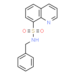 ChemSpider 2D Image | N-Benzyl-8-quinolinesulfonamide | C16H14N2O2S