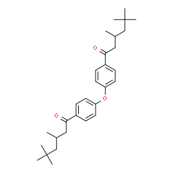 ChemSpider 2D Image | 1,1'-(Oxydi-4,1-phenylene)bis(3,5,5-trimethyl-1-hexanone) | C30H42O3