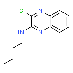 ChemSpider 2D Image | N-Butyl-3-chloro-2-quinoxalinamine | C12H14ClN3
