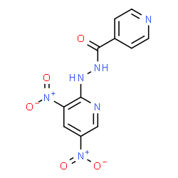 ChemSpider 2D Image | N'-(3,5-Dinitro-2-pyridinyl)isonicotinohydrazide | C11H8N6O5