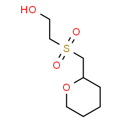 ChemSpider 2D Image | 2-[(Tetrahydro-2H-pyran-2-ylmethyl)sulfonyl]ethanol | C8H16O4S