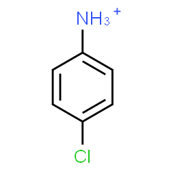 ChemSpider 2D Image | 4-Chloroanilinium | C6H7ClN