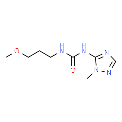ChemSpider 2D Image | 1-(3-Methoxypropyl)-3-(1-methyl-1H-1,2,4-triazol-5-yl)urea | C8H15N5O2