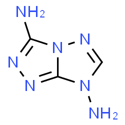 ChemSpider 2D Image | 7H-[1,2,4]Triazolo[4,3-b][1,2,4]triazole-3,7-diamine | C3H5N7