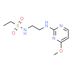 ChemSpider 2D Image | N-{2-[(4-Methoxy-2-pyrimidinyl)amino]ethyl}ethanesulfonamide | C9H16N4O3S