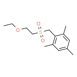 ChemSpider 2D Image | 2-{[(2-Ethoxyethyl)sulfonyl]methyl}-1,3,5-trimethylbenzene | C14H22O3S