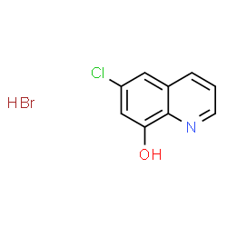 ChemSpider 2D Image | 6-Chloro-8-quinolinol hydrobromide (1:1) | C9H7BrClNO