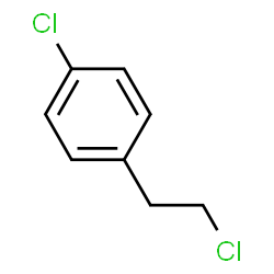 ChemSpider 2D Image | 2-(4-Chlorophenyl)ethyl chloride | C8H8Cl2