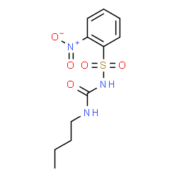 ChemSpider 2D Image | N-(Butylcarbamoyl)-2-nitrobenzenesulfonamide | C11H15N3O5S
