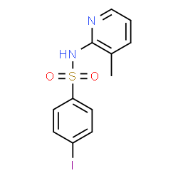 ChemSpider 2D Image | 4-Iodo-N-(3-methyl-2-pyridinyl)benzenesulfonamide | C12H11IN2O2S