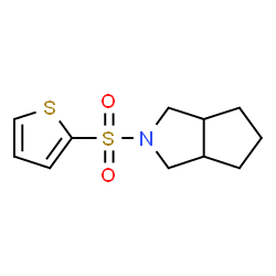 ChemSpider 2D Image | 2-(2-Thienylsulfonyl)octahydrocyclopenta[c]pyrrole | C11H15NO2S2