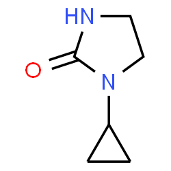 ChemSpider 2D Image | 1-Cyclopropyl-2-imidazolidinone | C6H10N2O