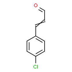 ChemSpider 2D Image | 3-(4-Chlorophenyl)acrylaldehyde | C9H7ClO