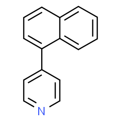 ChemSpider 2D Image | 4-(1-Naphthyl)pyridine | C15H11N