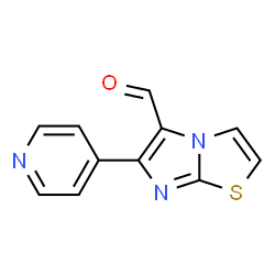 ChemSpider 2D Image | 6-(Pyridin-4-yl)imidazo[2,1-b]thiazole-5-carbaldehyde | C11H7N3OS