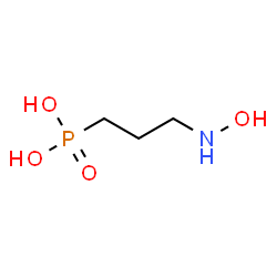 ChemSpider 2D Image | [3-(Hydroxyamino)propyl]phosphonic acid | C3H10NO4P