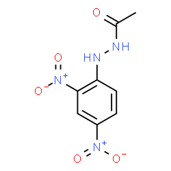 ChemSpider 2D Image | N'-(2,4-Dinitrophenyl)acetohydrazide | C8H8N4O5