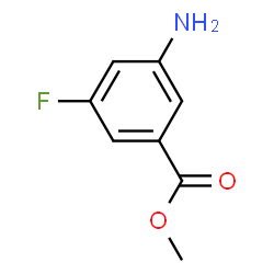 ChemSpider 2D Image | Methyl 3-amino-5-fluorobenzoate | C8H8FNO2