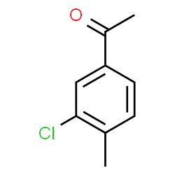 ChemSpider 2D Image | 1-(3-Chloro-4-methylphenyl)ethanone | C9H9ClO