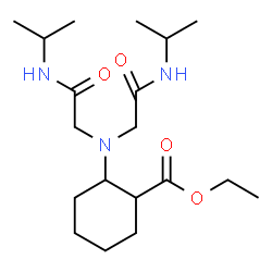 ChemSpider 2D Image | Ethyl 2-{bis[2-(isopropylamino)-2-oxoethyl]amino}cyclohexanecarboxylate | C19H35N3O4