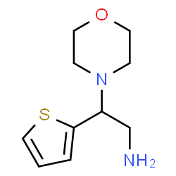 ChemSpider 2D Image | 2-morpholino-2-(thiophen-2-yl)ethanamine | C10H16N2OS