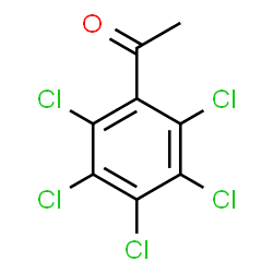 ChemSpider 2D Image | 1-(Pentachlorophenyl)ethanone | C8H3Cl5O