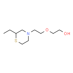 ChemSpider 2D Image | 2-[2-(2-Ethyl-4-thiomorpholinyl)ethoxy]ethanol | C10H21NO2S