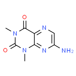 ChemSpider 2D Image | 7-Amino-1,3-dimethyl-2,4(1H,3H)-pteridinedione | C8H9N5O2