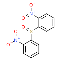 ChemSpider 2D Image | 1,1'-Sulfinylbis(2-nitrobenzene) | C12H8N2O5S