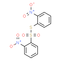 ChemSpider 2D Image | S-(2-Nitrophenyl) 2-nitrobenzenesulfonothioate | C12H8N2O6S2
