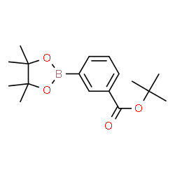 ChemSpider 2D Image | tert-Butyl 3-(4,4,5,5-tetramethyl-1,3,2-dioxaborolan-2-yl)benzoate | C17H25BO4