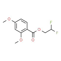 ChemSpider 2D Image | 2,2-Difluoroethyl 2,4-dimethoxybenzoate | C11H12F2O4