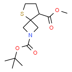 ChemSpider 2D Image | 2-tert-Butyl 8-methyl 5-thia-2-azaspiro[3.4]octane-2,8-dicarboxylate | C13H21NO4S