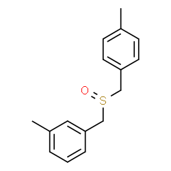 ChemSpider 2D Image | 1-Methyl-3-{[(4-methylbenzyl)sulfinyl]methyl}benzene | C16H18OS