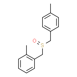 ChemSpider 2D Image | 1-Methyl-2-{[(4-methylbenzyl)sulfinyl]methyl}benzene | C16H18OS