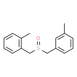 ChemSpider 2D Image | 1-Methyl-2-{[(3-methylbenzyl)sulfinyl]methyl}benzene | C16H18OS