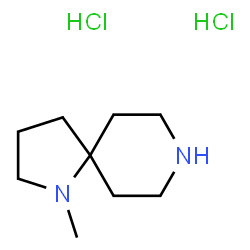 ChemSpider 2D Image | 1-Methyl-1,8-diazaspiro[4.5]decane dihydrochloride | C9H20Cl2N2