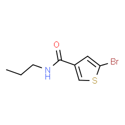 ChemSpider 2D Image | 5-Bromo-N-propyl-3-thiophenecarboxamide | C8H10BrNOS
